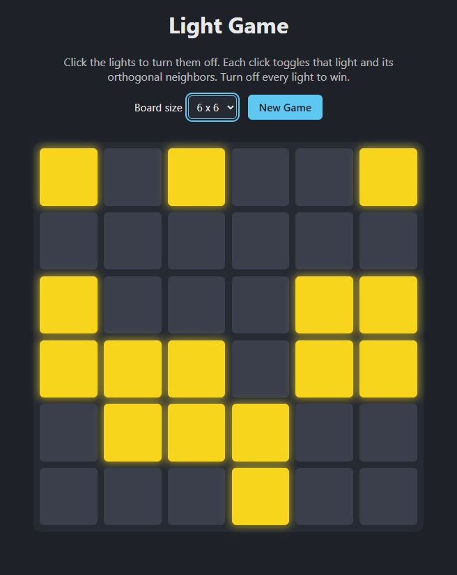 Cover Image Light Box Game